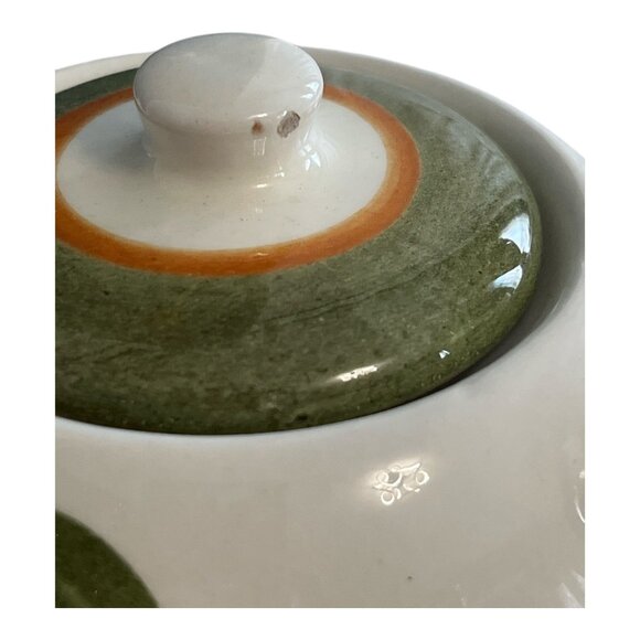 Stangl Pottery “Orchard Song” Covered Sugar Bowl – Hand Painted – USA - Picture 7 of 7